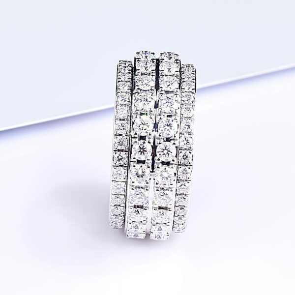 Sparkling Star Moissanite Ring - Image 5