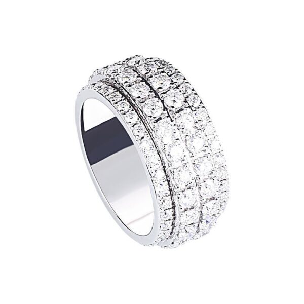 Sparkling Star Moissanite Ring